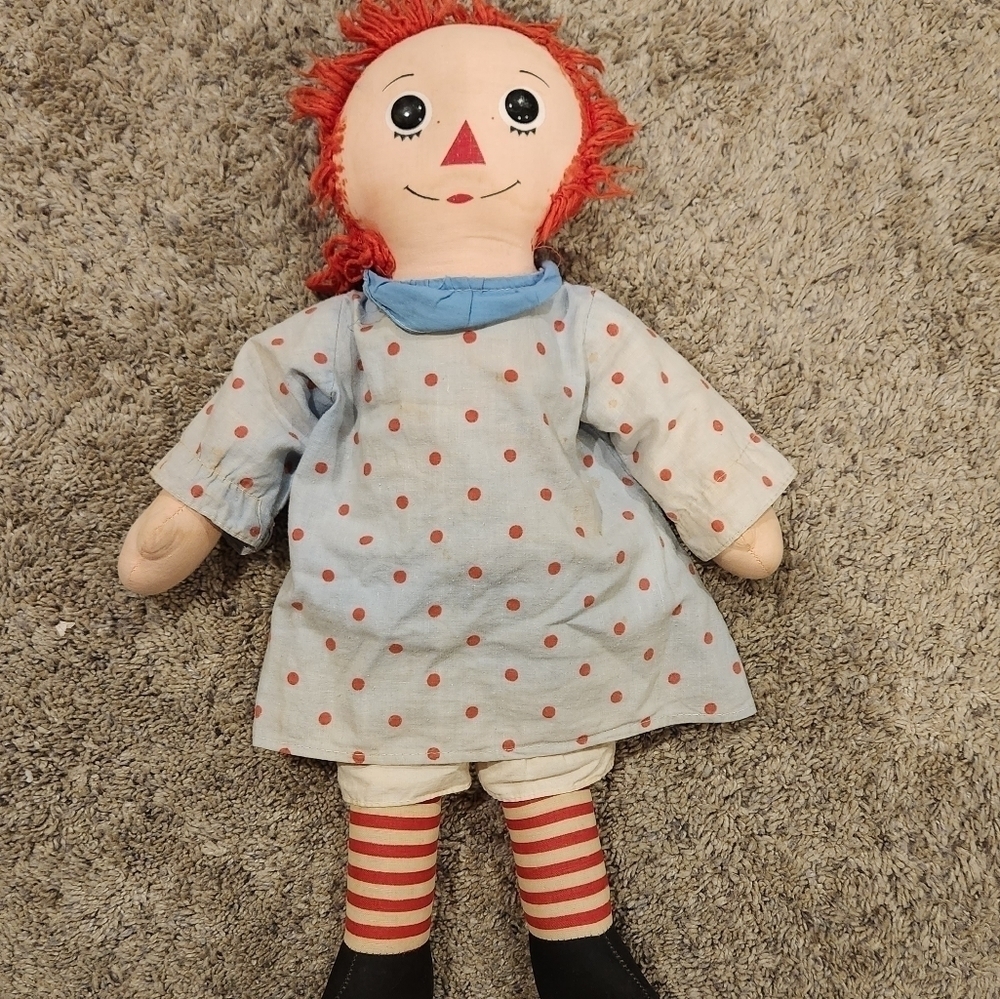 Vintage raggedy ann doll